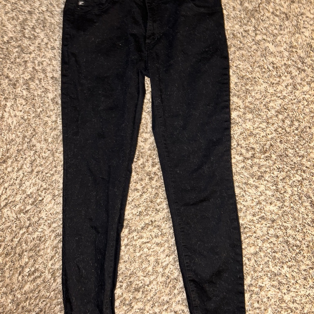 KanCan Black Mid Rise Skinny Jeans size 13